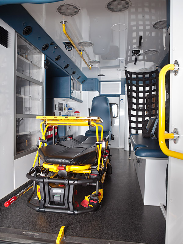 Ambulance adaptée aux personnes atteintes d'obésité